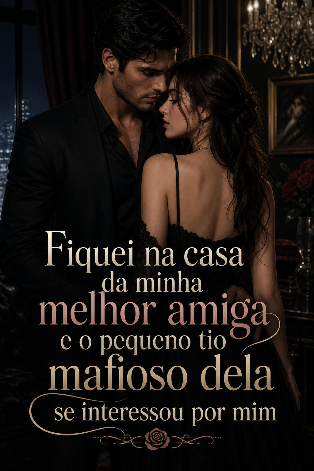 Fiquei na casa da minha melhor amiga e o pequeno tio mafioso dela se interessou por mim